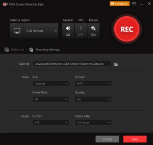IObit Screen Recorder 1.2.0.261 Crack + Serial Key [2024]